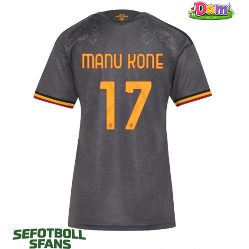 AS Roma Manu Kone #17 Tredje Tröja Kvinnor 2026-27 Kortärmad